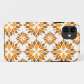 Mooi bruin bloemenpatroon Case-Mate iPhone case (Achterkant (horizontaal))