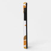 Mooi bruin bloemenpatroon Case-Mate iPhone case (Achterkant/links)