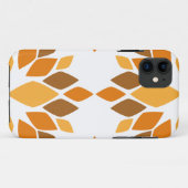 Mooi bruin bloemenpatroon Case-Mate iPhone case (Achterkant (horizontaal))