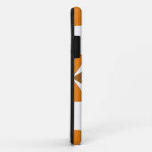 Mooi bruin bloemenpatroon Case-Mate iPhone case (Achterkant/rechts)