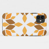 Mooi bruin bloemenpatroon Case-Mate iPhone case (Achterkant (horizontaal))