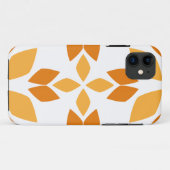Mooi bruin bloemenpatroon Case-Mate iPhone case (Achterkant (horizontaal))