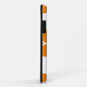 Mooi bruin bloemenpatroon Case-Mate iPhone case (Achterkant/rechts)