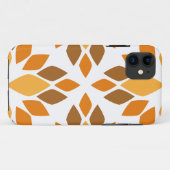 Mooi bruin bloemenpatroon Case-Mate iPhone case (Achterkant (horizontaal))