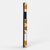 Mooi bruin bloemenpatroon Case-Mate iPhone case (Achterkant/rechts)