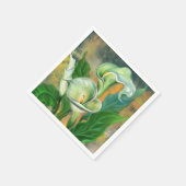Mooi Calla Lily Flower Napkins Painting Servet (Hoek)