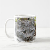 Mooi CanadeesLynx Koffiemok (Links)