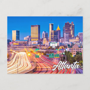 Mooi centrum Atlanta, Georgia, Verenigde Staten Briefkaart