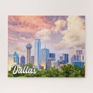 Mooi centrum Dallas, Texas, Verenigde Staten Legpuzzel