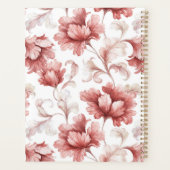 Mooi Chic Rode Bloemen Planner (Achterkant)