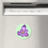 Mooi Crocus Magnet Magneet (Insitu (Vaatwasser))