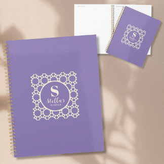 Mooi Custom Modern Eenvoudig Geometrisch Patroon Planner