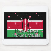 Mooi dat ik van hou! Kenya Hakuna Matata Muismat (Voorkant)