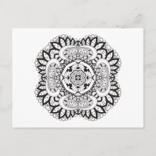 Mooi deco Square Doodle Briefkaart