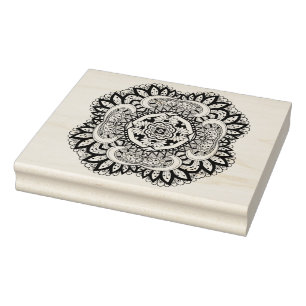 Mooi deco Square Doodle Rubberstempel
