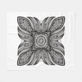 Mooi decor Square Doodle Fleece Deken (Voorkant (Horizontaal))
