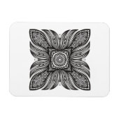 Mooi decor Square Doodle Magneet (Horizontaal)