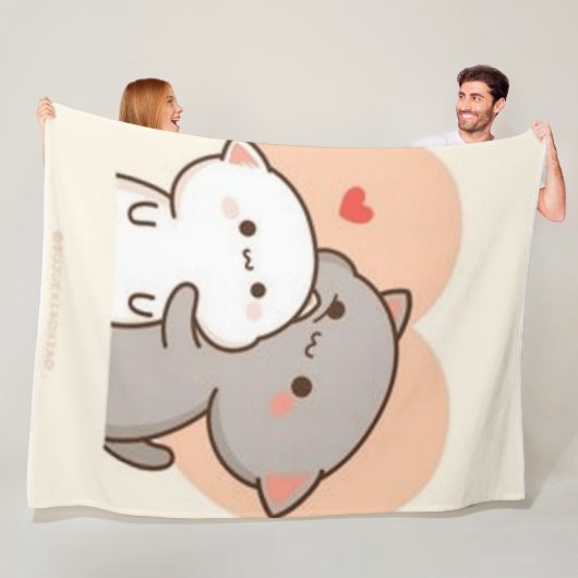 mooi design fleece deken (In situ)