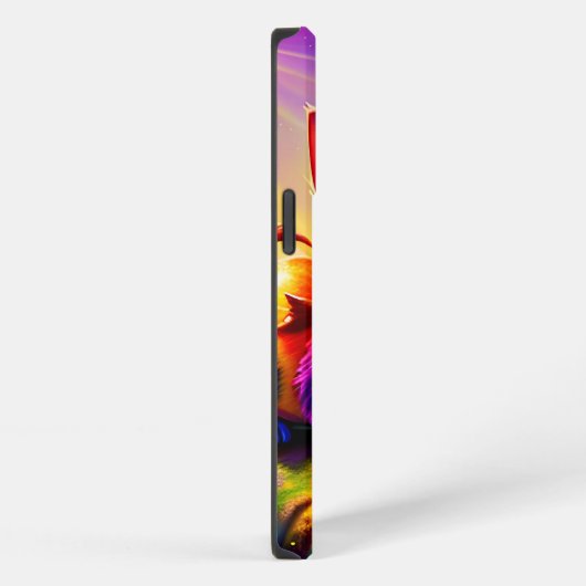 Mooi dier drie iPhone hoesje (Rechterkant)