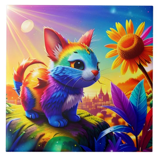 Mooi dier drie tegeltje (Voorkant)