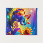 Mooi dier drie wandkleed (Voorkant (horizontaal))
