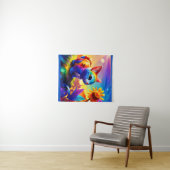 Mooi dier drie wandkleed (In Situ (horizontaal))