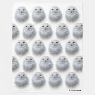 Mooi, drommelig en Serene Snowy Owl Fleece Deken