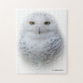 Mooi, drommelig en Serene Snowy Owl Legpuzzel (Verticaal)