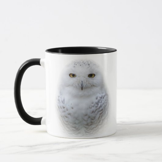 Mooi, drommelig en Serene Snowy Owl Mok (Links)