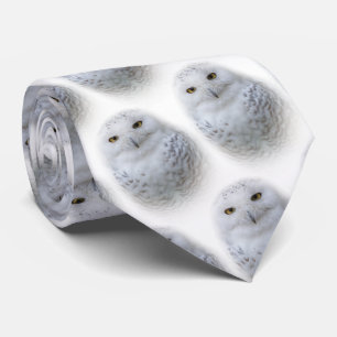 Mooi, drommelig en Serene Snowy Owl Stropdas