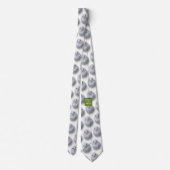 Mooi, drommelig en Serene Snowy Owl Stropdas (Achterkant)