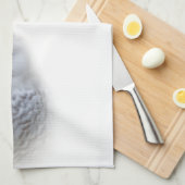 Mooi, drommelig en Serene Snowy Owl Theedoek (Quarter Fold)