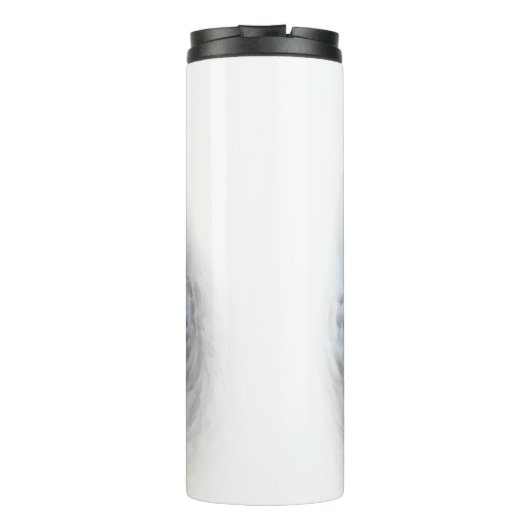 Mooi, drommelig en Serene Snowy Owl Thermosbeker (Achterkant)