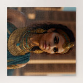 Mooi Egyptisch vrouwenportret Legpuzzel (Horizontaal)
