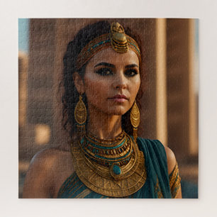 Mooi Egyptisch vrouwenportret Legpuzzel