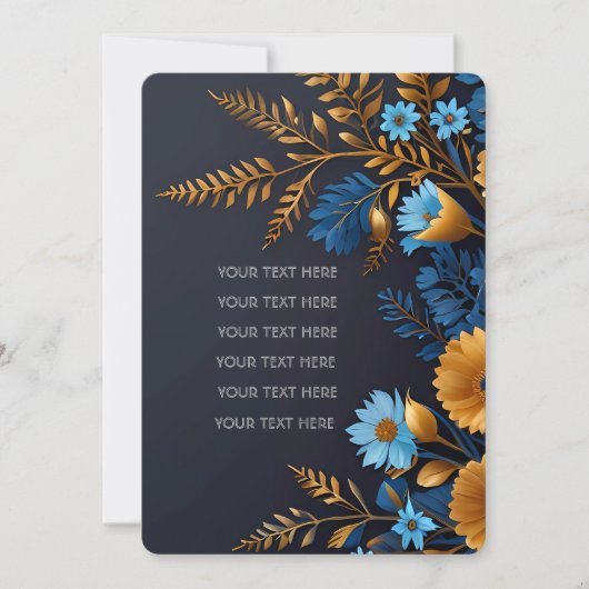 Mooi elegant bruiloft uitnodiging ontwerp (Voorkant)