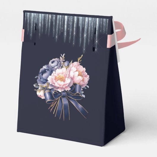 Mooi elk jaar verjaardag gepersonaliseerd bedankdoosjes (Achterkant)