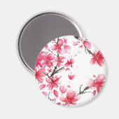 Mooi en elegant Cherry Blossom | Magneet (Voorkant / Achterkant)