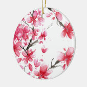 Mooi en elegant Cherry Blossom | Versiering Keramisch Ornament (Links)