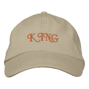 Mooi en Koninklijk Hoed De Khaki King Cotton Super Geborduurde Pet