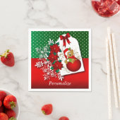 Mooi en leuk vrolijk kerst Beer Servetten (Insitu)