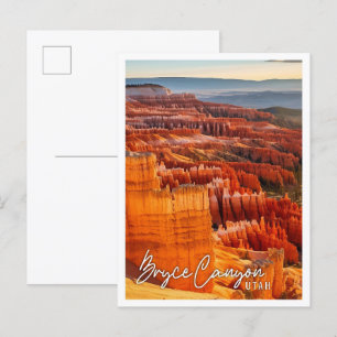 Mooi en schilderachtig uitzicht van Bryce Canyon U Briefkaart