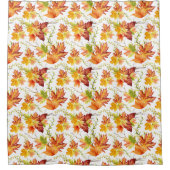 Mooi esdoornblad douchegordijn (Voorkant)