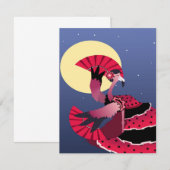 Mooi Flamenco Flamingo | Geweldige geschenk Kaart (Voorkant / Achterkant)