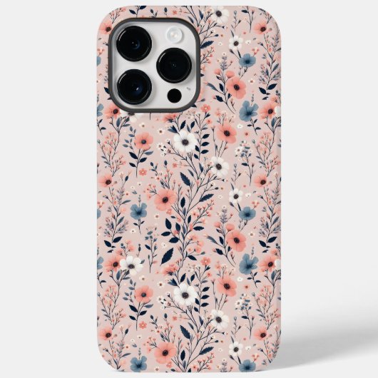Mooi Floral Pattern Case-Mate iPhone Case (Achterkant)