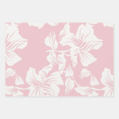 Mooi Floral Pattern Inpakpapier Vel (Voorkant 3)