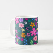 Mooi Floral Pattern Koffiemok (Voorkant links)