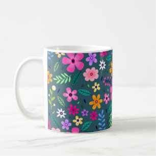 Mooi Floral Pattern Koffiemok
