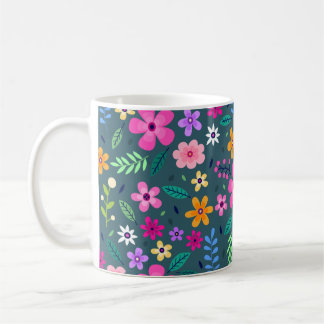 Mooi Floral Pattern Koffiemok