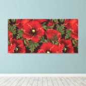 Mooi Floral Sketch Canvas (Insitu (Houten vloer))